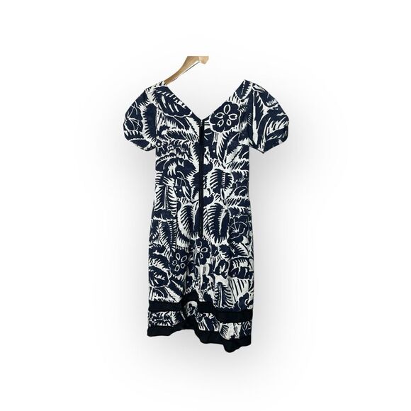 Marc Jacobs Palm Print Cotton Dress Size 8 - Picture 4 of 7
